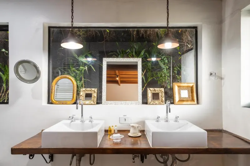 Banheiro em Alma Hotel