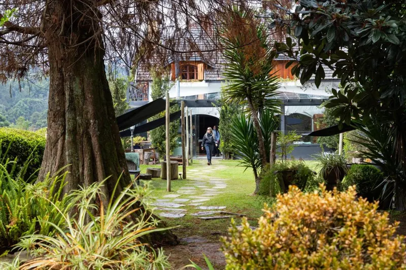 Área externa de Alma Hotel