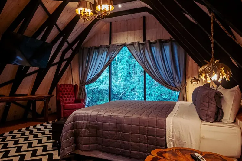 Quarto em Art BBQ Lodge