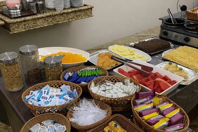 Café da manhã e refeições em Basilica Palace Hotel