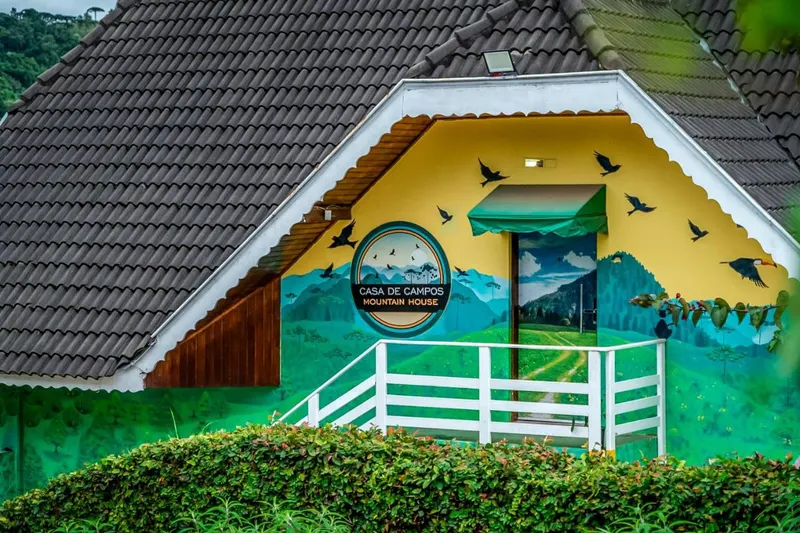 Fachada de CASA DE CAMPOS MOUNTAIN by Concavus