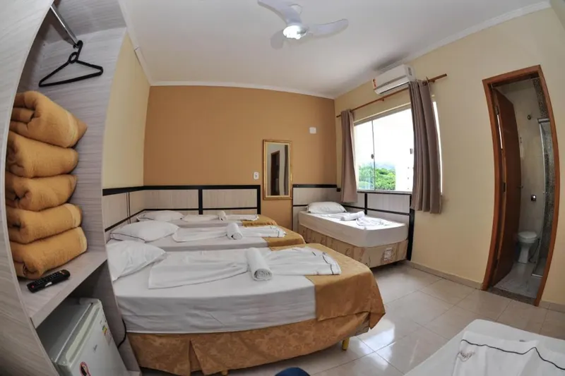 Quarto em Eldorado Palace Hotel Aparecida