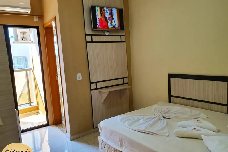 Quarto em Eldorado Palace Hotel Aparecida