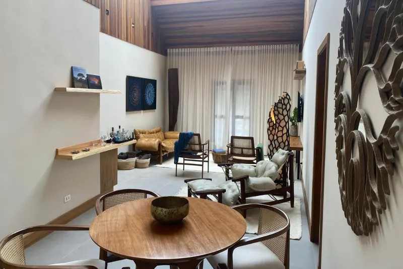 Área comum de Hotel Boutique Quebra-Noz Conforto e Natureza