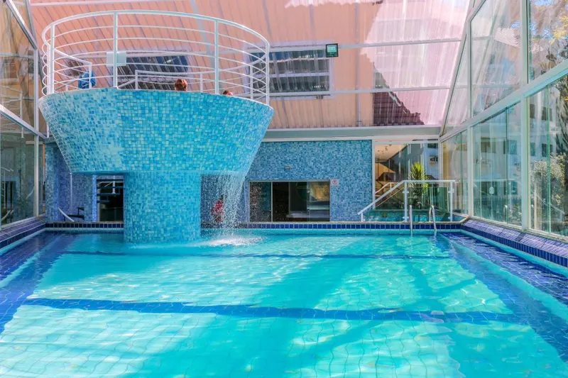 Piscina de Hotel Fazenda Golden Park Campos do Jordão
