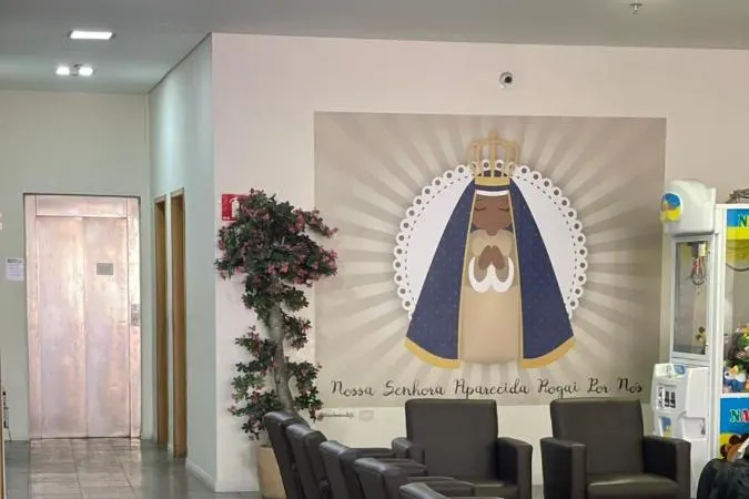 Área comum de Hotel Maria da Fé