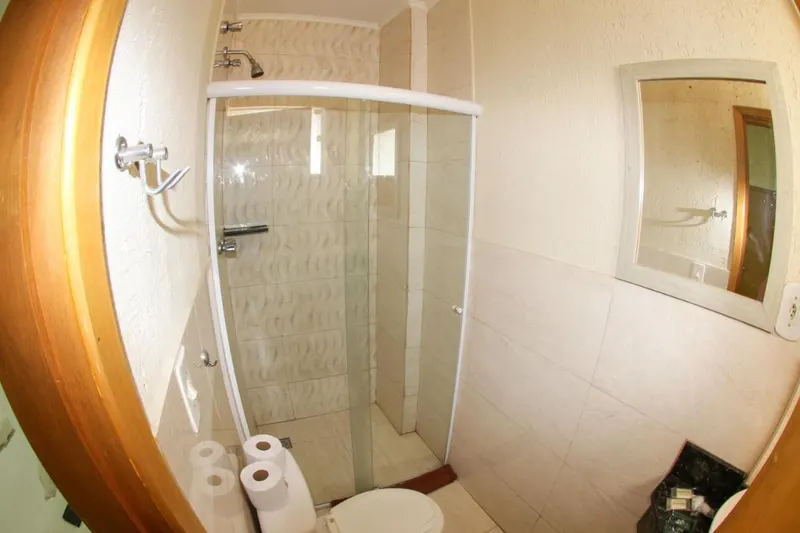Banheiro em Hotel Maria da Fé