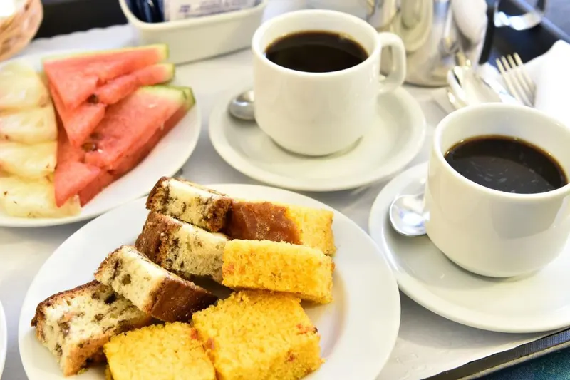 Café da manhã e refeições em Hotel Rainha Do Brasil