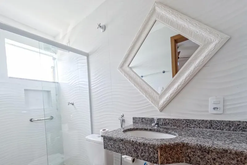 Banheiro em Hotel Santo Afonso