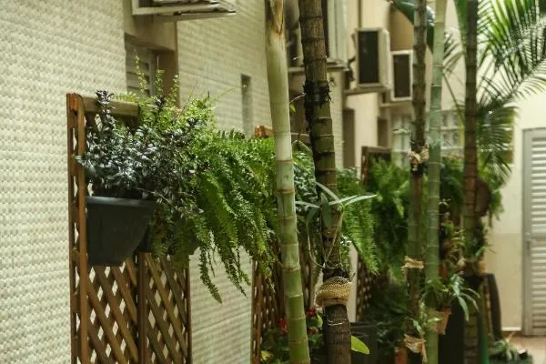 Área externa de Hotel Santo Graal
