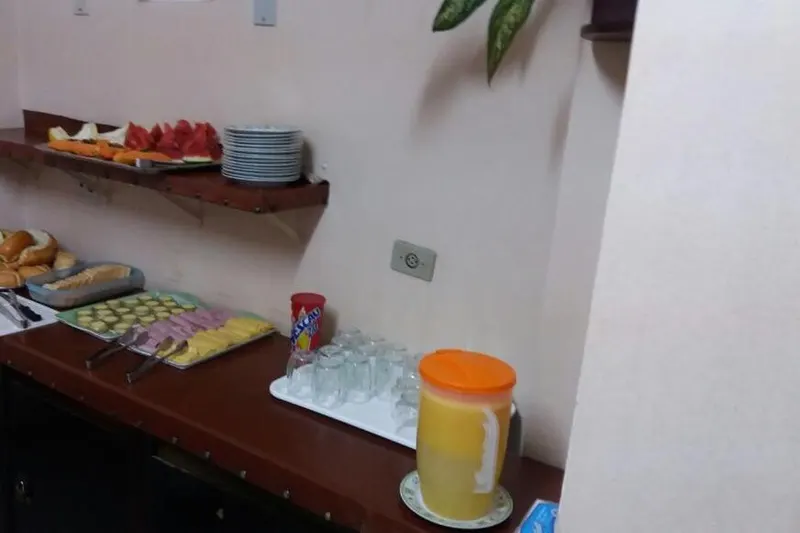 Café da manhã e refeições em Hotel São Nicolau