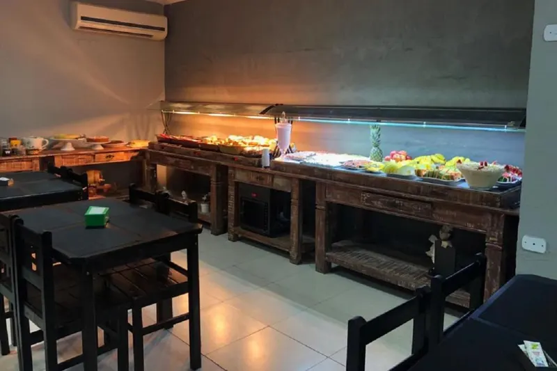 Café da manhã e refeições em Hotel Umuarama