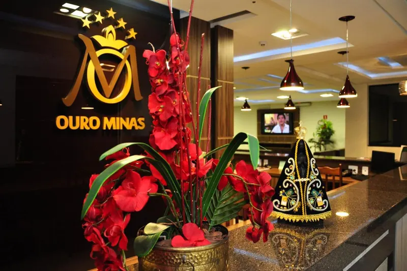 Área comum de Ouro Minas Plaza Hotel