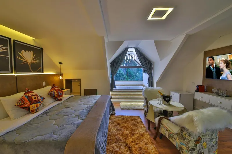 Quarto em Pousada Caminho Das Pedras