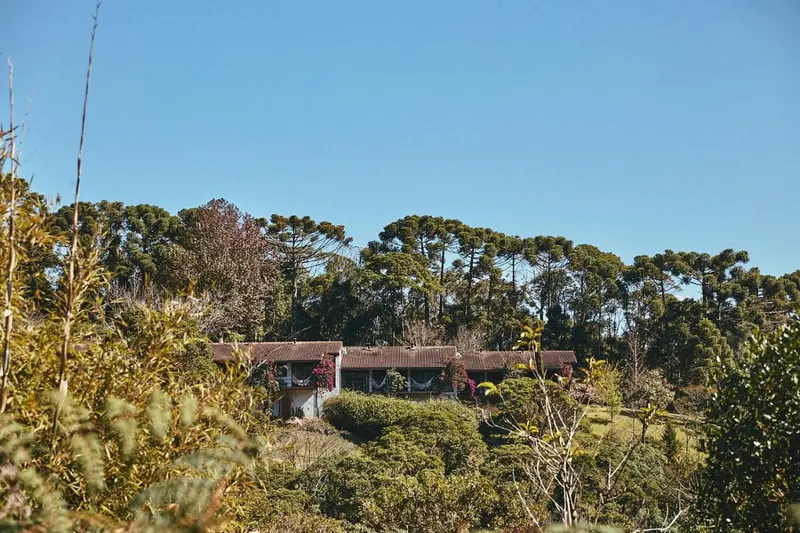 Fachada de Pousada do Cedro
