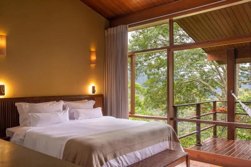Quarto em Pousada do Cedro
