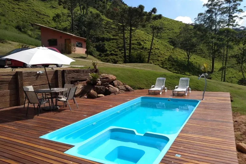 Piscina de Pousada Reserva Nativida