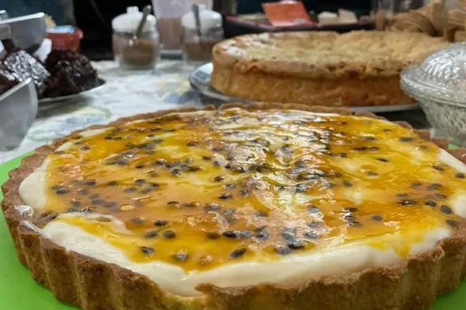 Café da manhã e refeições em Pousada Vila Tio Lé