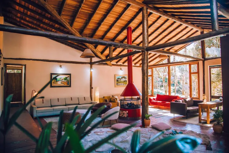 Área comum de Pousada Villa Serena