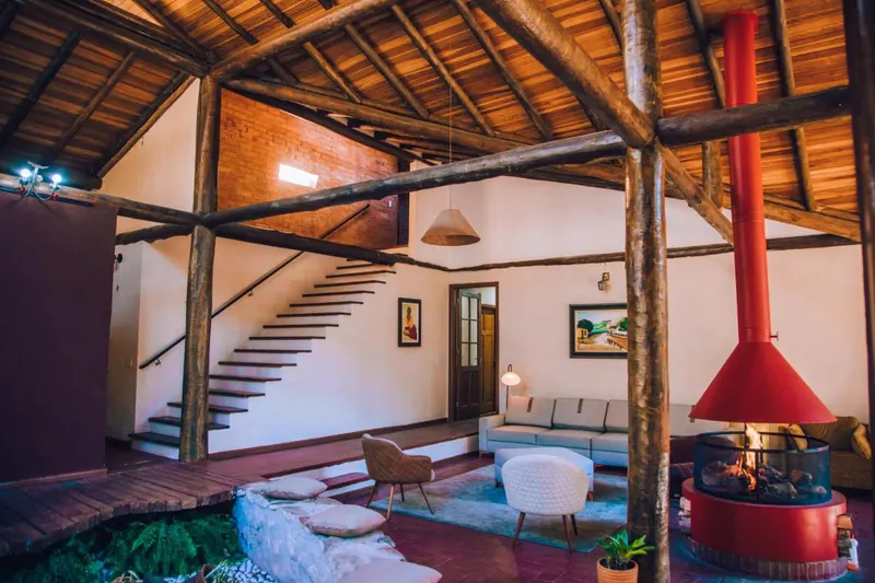 Área comum de Pousada Villa Serena